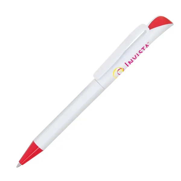 Plastic twist action ballpoint pen with colored tip.... from ASI 68190 Lungsal / Lungsal