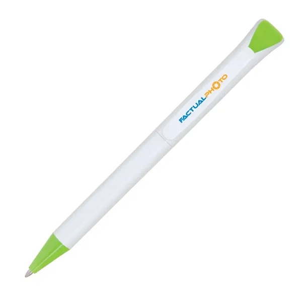 Plastic twist action ballpoint pen with colored tip.... from ASI 68190 Lungsal / Lungsal