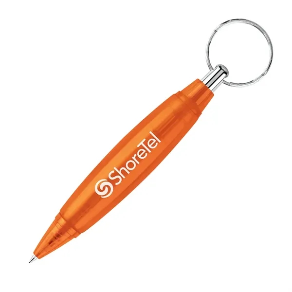 Translucent click action ballpoint pen with split ring.... from ASI 68190 Lungsal / Lungsal