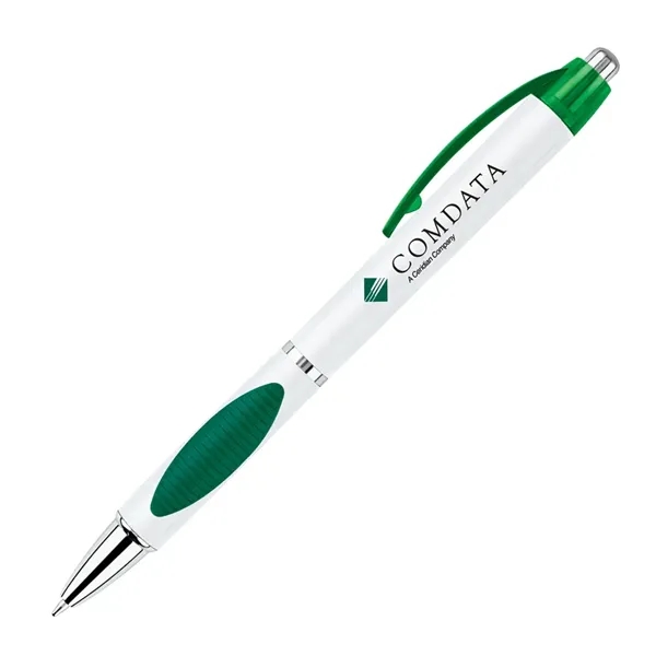 Click action ballpoint pen with bright transparent clip and matching grip.... from ASI 68190 Lungsal / Lungsal