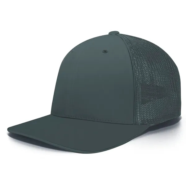 The Trucker PacFlex Cap combines M3 performance with a spandex trucker... from ASI 37461 Augusta Sportswear / Pacific Headwear