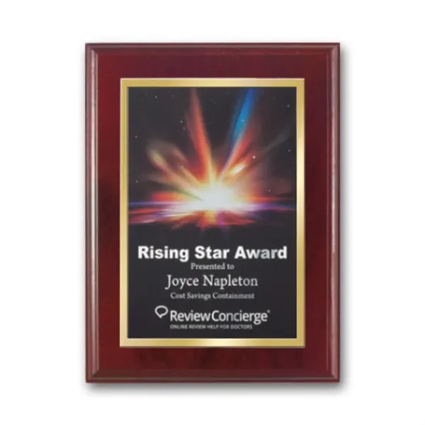 Digitally reproduce your artwork in full color on a brass or... from ASI 84592 St Regis Group / R S Owens & Co Inc