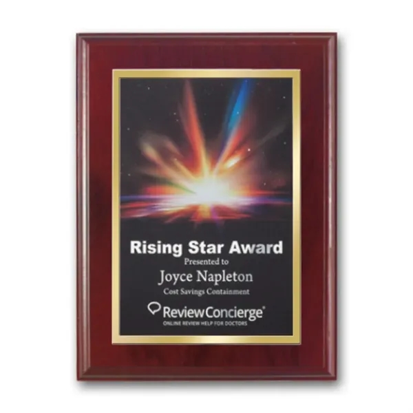 Digitally reproduce your artwork in full color on a brass or... from ASI 84592 St Regis Group / R S Owens & Co Inc