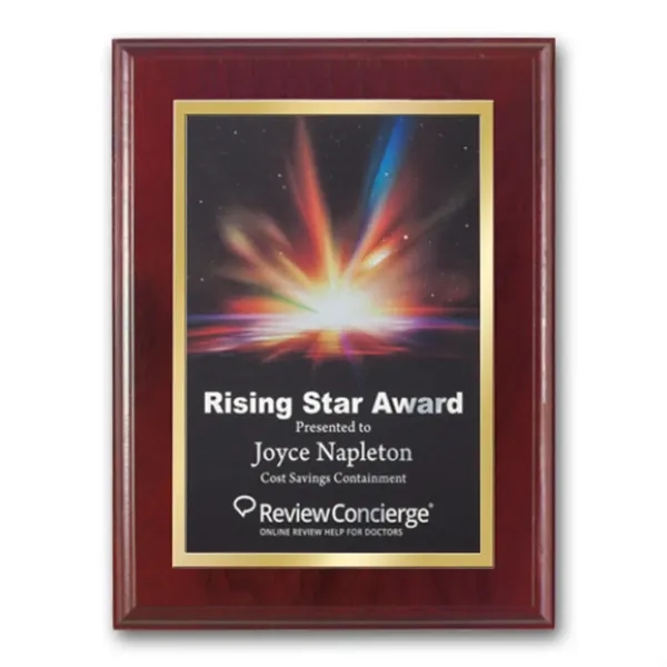 Digitally reproduce your artwork in full color on a brass or... from ASI 84592 St Regis Group / R S Owens & Co Inc