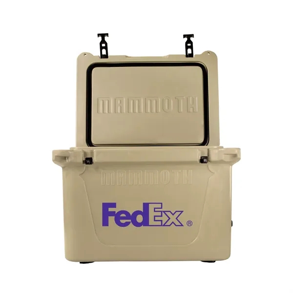 A top-grade, full-performance, heavy-duty rotomolded Mammoth cooler with thick foam insulated... from ASI 46170 Compass Industries Inc