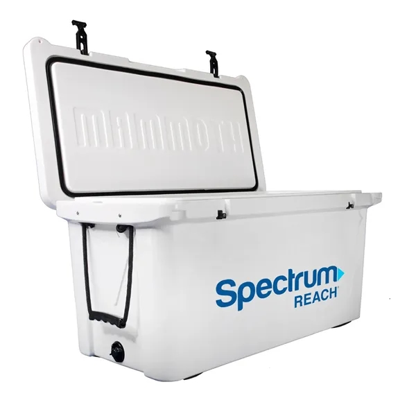 Extra-large top-grade, full-performance, heavy-duty rotomolded Mammoth cooler with thick insulated walls.... from ASI 46170 Compass Industries Inc