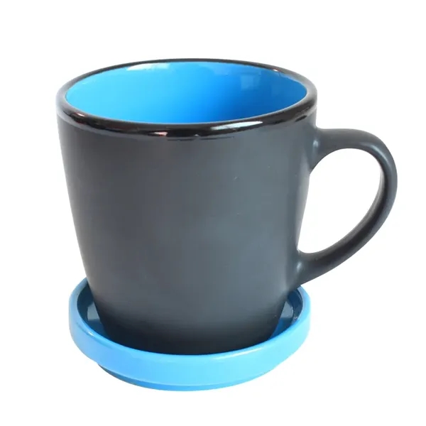 Two tone coaster mug, 12 oz./360 ml.... from ASI 31518 ADNART