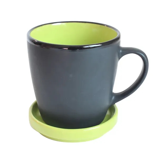 Two tone coaster mug, 12 oz./360 ml.... from ASI 31518 ADNART