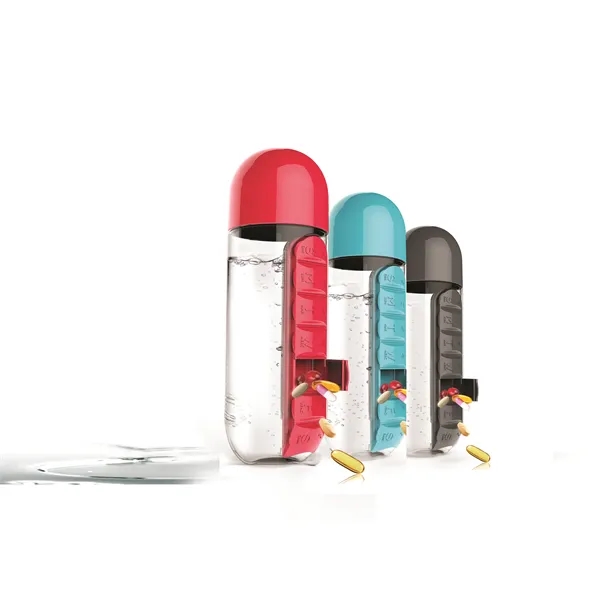 Pill Organizer Water Bottle with portable cup.... from ASI 31518 ADNART