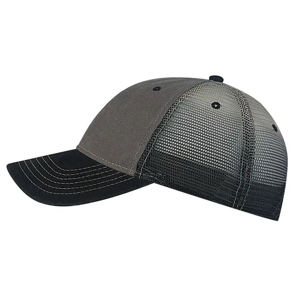 6-panel color blocked laundered fashion cap.... from ASI 80129 Quake City Caps