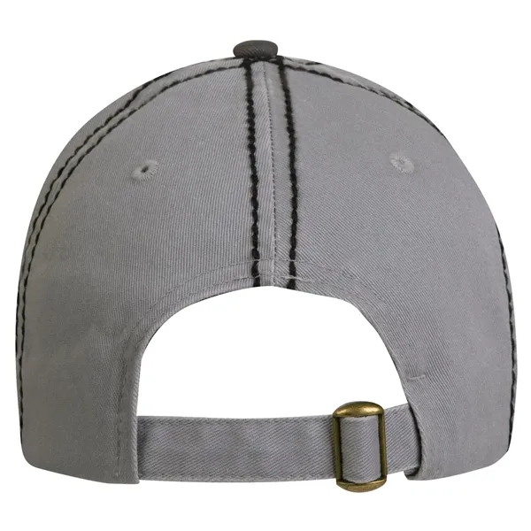 6-panel color blocked laundered fashion cap.... from ASI 80129 Quake City Caps