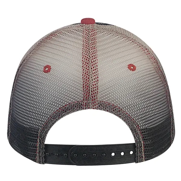 6-panel color blocked laundered fashion cap.... from ASI 80129 Quake City Caps