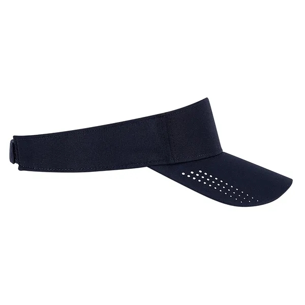 Pearl nylon visor with perforated bill.... from ASI 80129 Quake City Caps