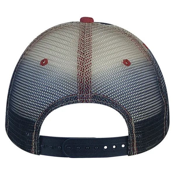 6-panel color blocked laundered fashion cap.... from ASI 80129 Quake City Caps