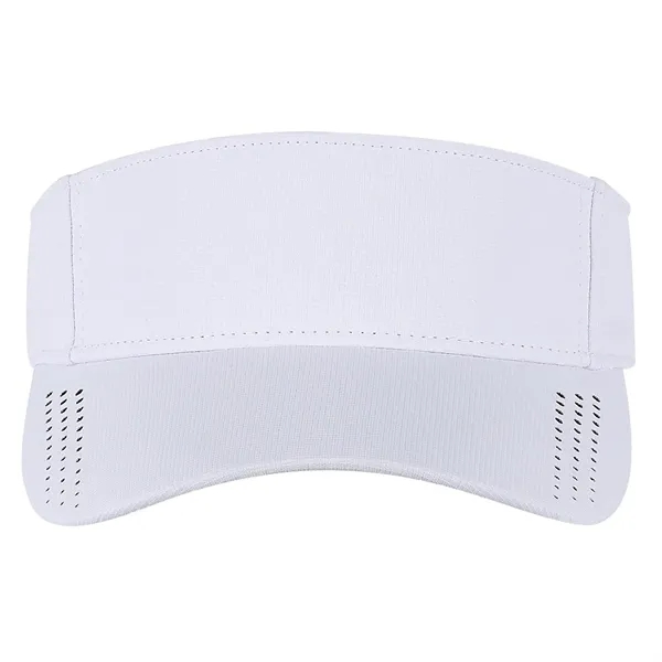 Pearl nylon visor with perforated bill.... from ASI 80129 Quake City Caps