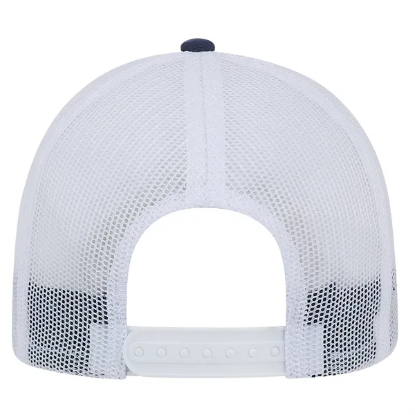 High profile, structured, 6-panel, 100% cotton Trucker Cap with White Mesh.... from ASI 80129 Quake City Caps