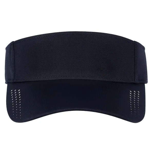 Pearl nylon visor with perforated bill.... from ASI 80129 Quake City Caps