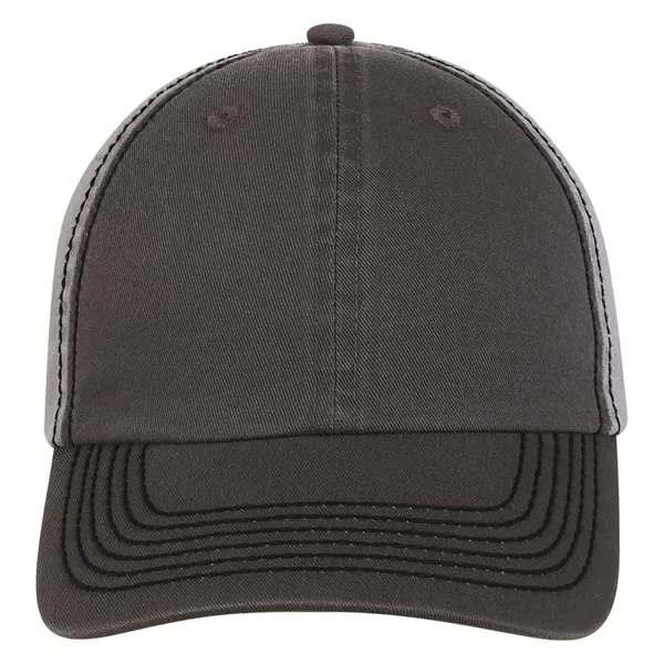 6-panel color blocked laundered fashion cap.... from ASI 80129 Quake City Caps