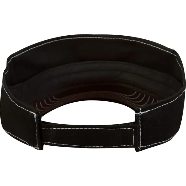 Blank, light weight brushed cotton twill, 3-panel visor, 6 rows of... from ASI 80129 Quake City Caps