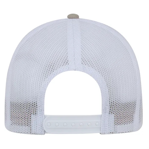 High profile, structured, 6-panel, 100% cotton Trucker Cap with White Mesh.... from ASI 80129 Quake City Caps