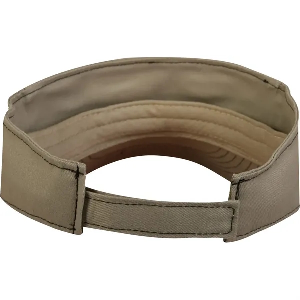 Blank, light weight brushed cotton twill, 3-panel visor, 6 rows of... from ASI 80129 Quake City Caps