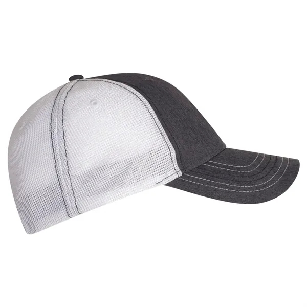 Synthentic Linen with Contrast Stitching and High Tech Mesh Cap.... from ASI 80129 Quake City Caps