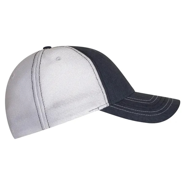 Synthentic Linen with Contrast Stitching and High Tech Mesh Cap.... from ASI 80129 Quake City Caps