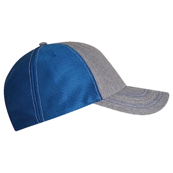 Synthentic Linen with Contrast Stitching and High Tech Mesh Cap.... from ASI 80129 Quake City Caps