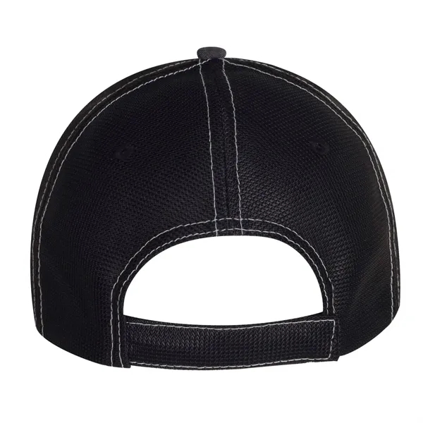 Synthentic Linen with Contrast Stitching and High Tech Mesh Cap.... from ASI 80129 Quake City Caps