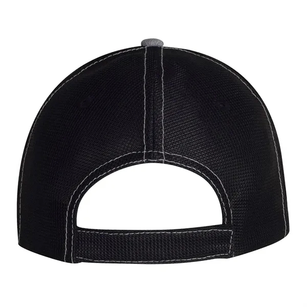 Synthentic Linen with Contrast Stitching and High Tech Mesh Cap.... from ASI 80129 Quake City Caps