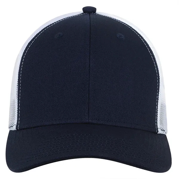 High profile, structured, 6-panel, 100% cotton Trucker Cap with White Mesh.... from ASI 80129 Quake City Caps