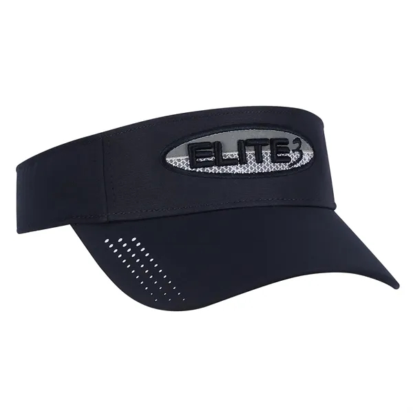 Pearl nylon visor with perforated bill.... from ASI 80129 Quake City Caps