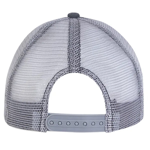 Pigment Washed Canvas with Trucker Mesh Cap.... from ASI 80129 Quake City Caps