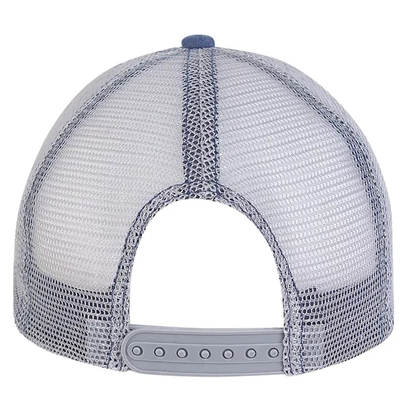 Pigment Washed Canvas with Trucker Mesh Cap.... from ASI 80129 Quake City Caps