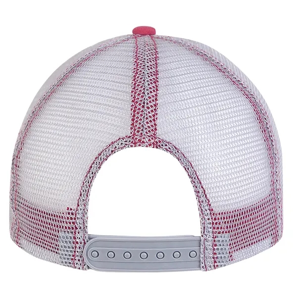 Pigment Washed Canvas with Trucker Mesh Cap.... from ASI 80129 Quake City Caps