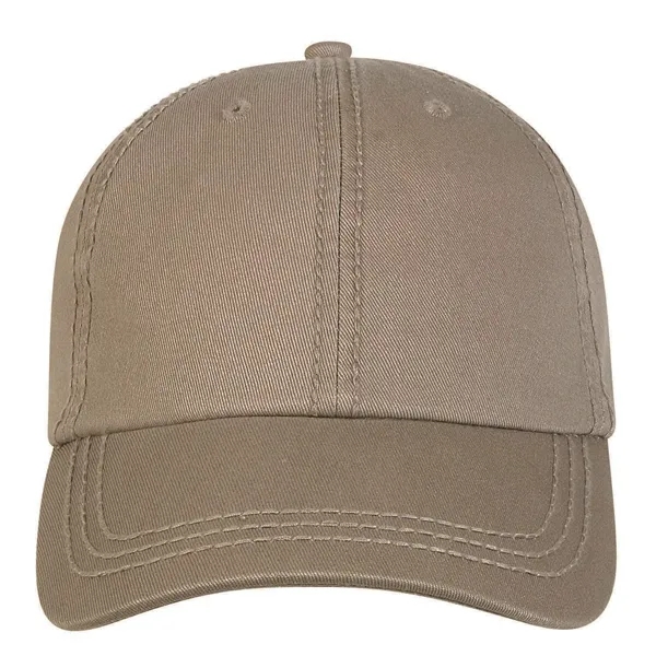 This Laundered Chino Twill Cap is available in various colors.... from ASI 80129 Quake City Caps