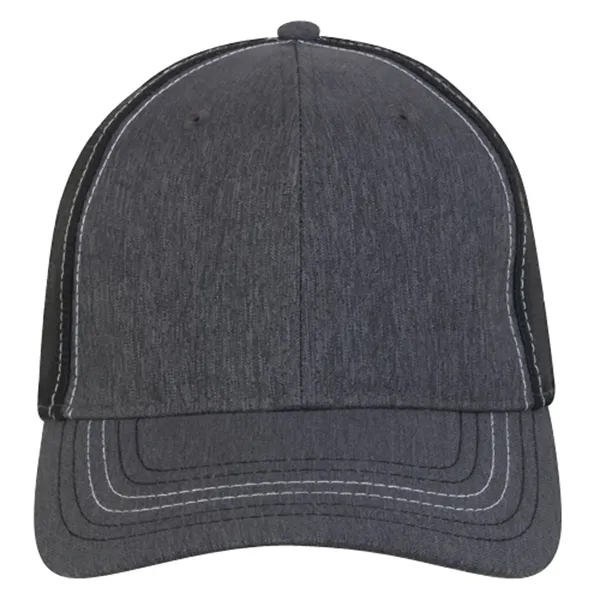 Synthentic Linen with Contrast Stitching and High Tech Mesh Cap.... from ASI 80129 Quake City Caps