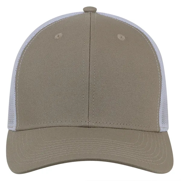 High profile, structured, 6-panel, 100% cotton Trucker Cap with White Mesh.... from ASI 80129 Quake City Caps