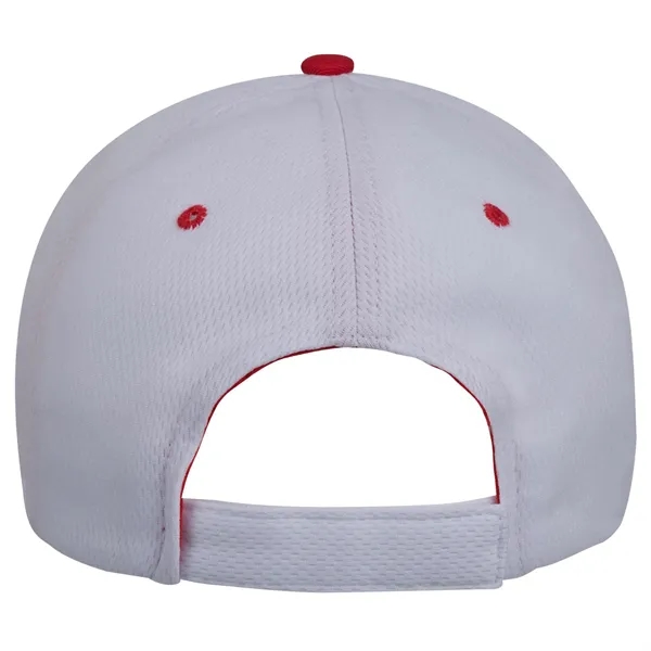 Structured, mesh, 6 panel performance mesh baseball cap.... from ASI 80129 Quake City Caps