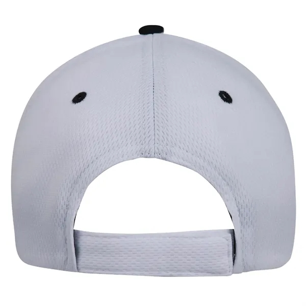 Structured, mesh, 6 panel performance mesh baseball cap.... from ASI 80129 Quake City Caps
