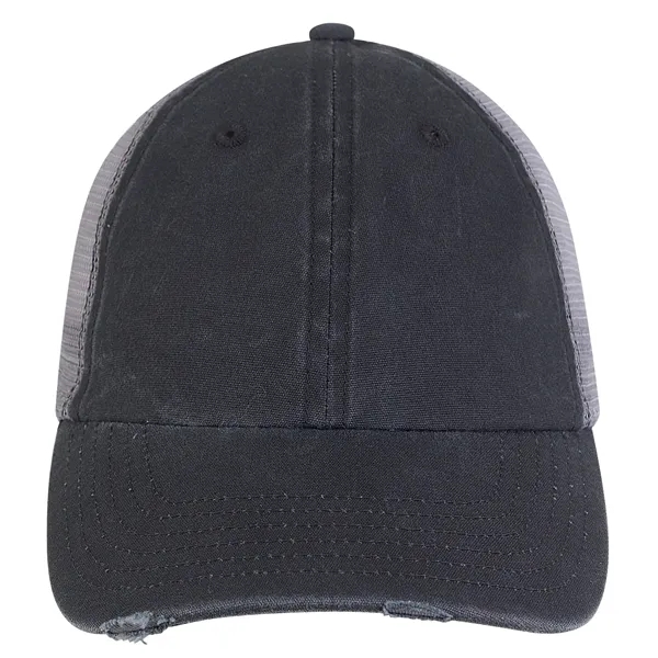 Pigment Washed Canvas with Trucker Mesh Cap.... from ASI 80129 Quake City Caps