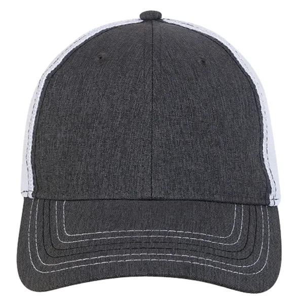 Synthentic Linen with Contrast Stitching and High Tech Mesh Cap.... from ASI 80129 Quake City Caps