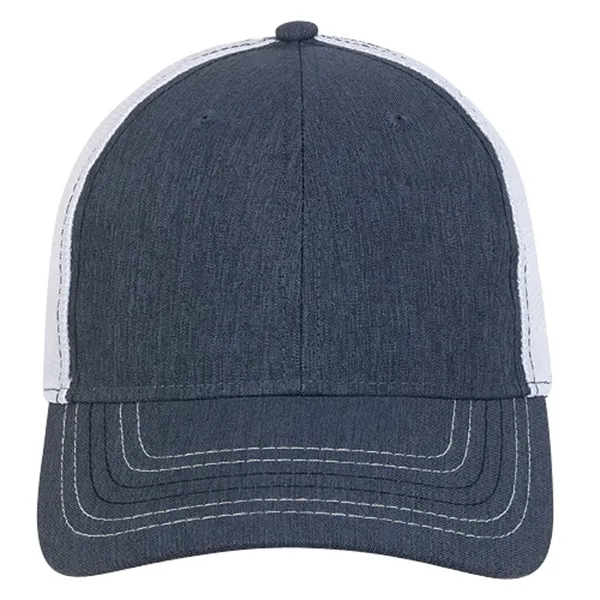 Synthentic Linen with Contrast Stitching and High Tech Mesh Cap.... from ASI 80129 Quake City Caps