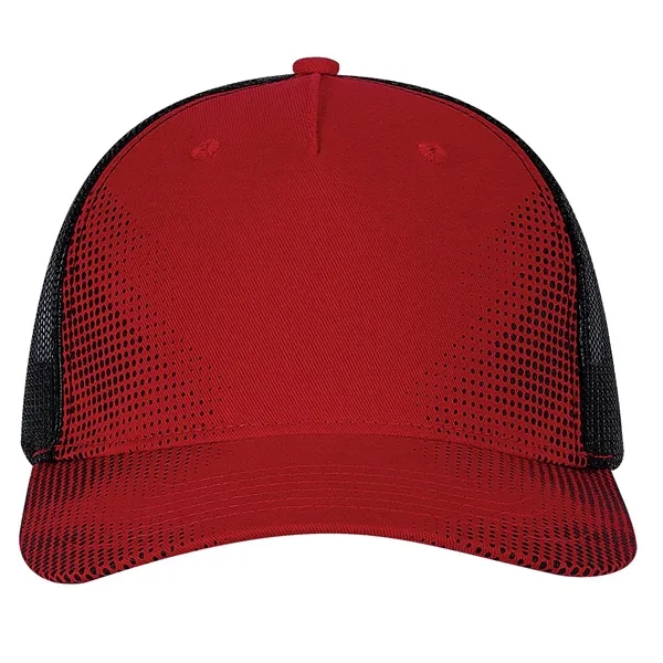 Five panel trucker cap.... from ASI 80129 Quake City Caps