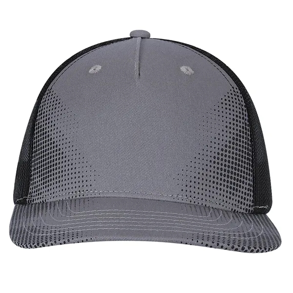 Five panel trucker cap.... from ASI 80129 Quake City Caps