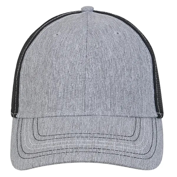 Synthentic Linen with Contrast Stitching and High Tech Mesh Cap.... from ASI 80129 Quake City Caps