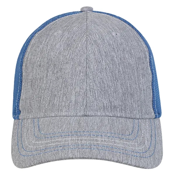 Synthentic Linen with Contrast Stitching and High Tech Mesh Cap.... from ASI 80129 Quake City Caps