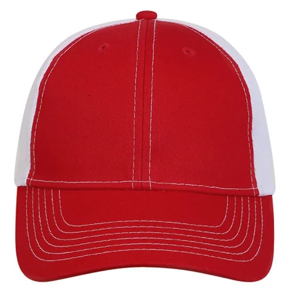 Structured, mesh, 6 panel performance mesh baseball cap.... from ASI 80129 Quake City Caps