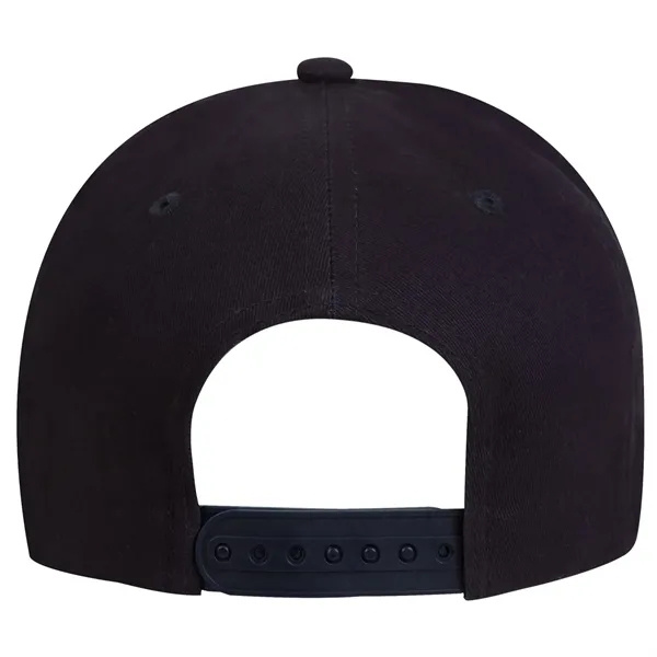 Structured, medium profile 100% cotton flat visored baseball cap.... from ASI 80129 Quake City Caps