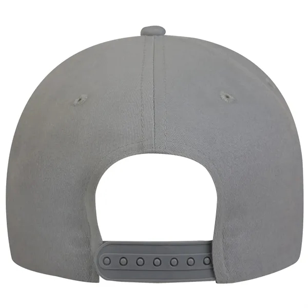 Structured, medium profile 100% cotton flat visored baseball cap.... from ASI 80129 Quake City Caps